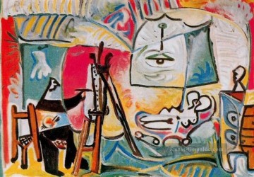  modell - Der Künstler und sein Modell L artiste et son modele V 1963 kubist Pablo Picasso